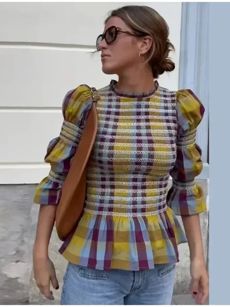 Concepcion® | Beautiful top with puff sleeves