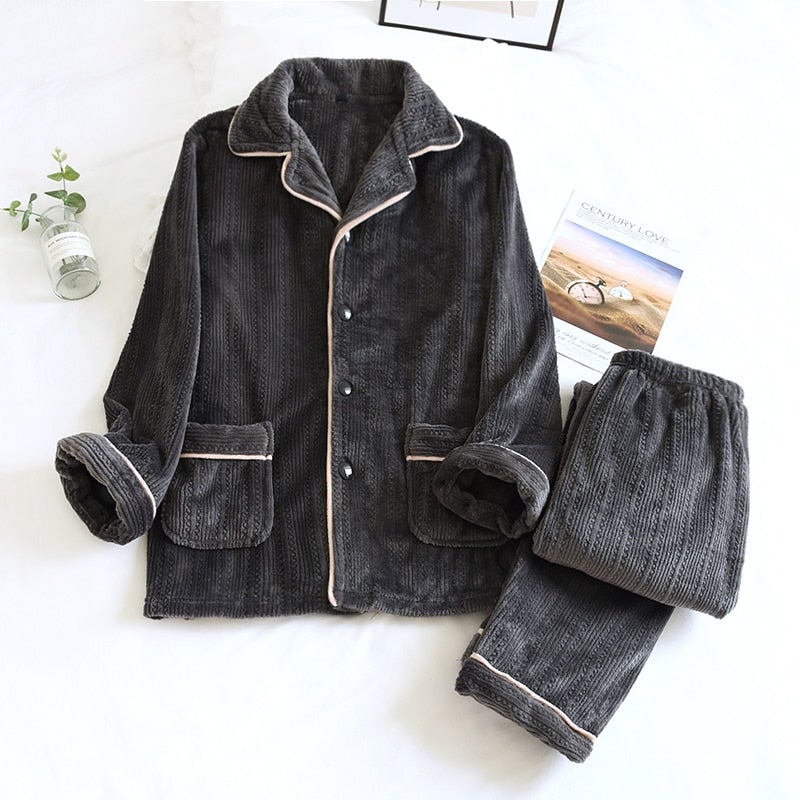 Angelica® | Comfortable flannel pajama set for women