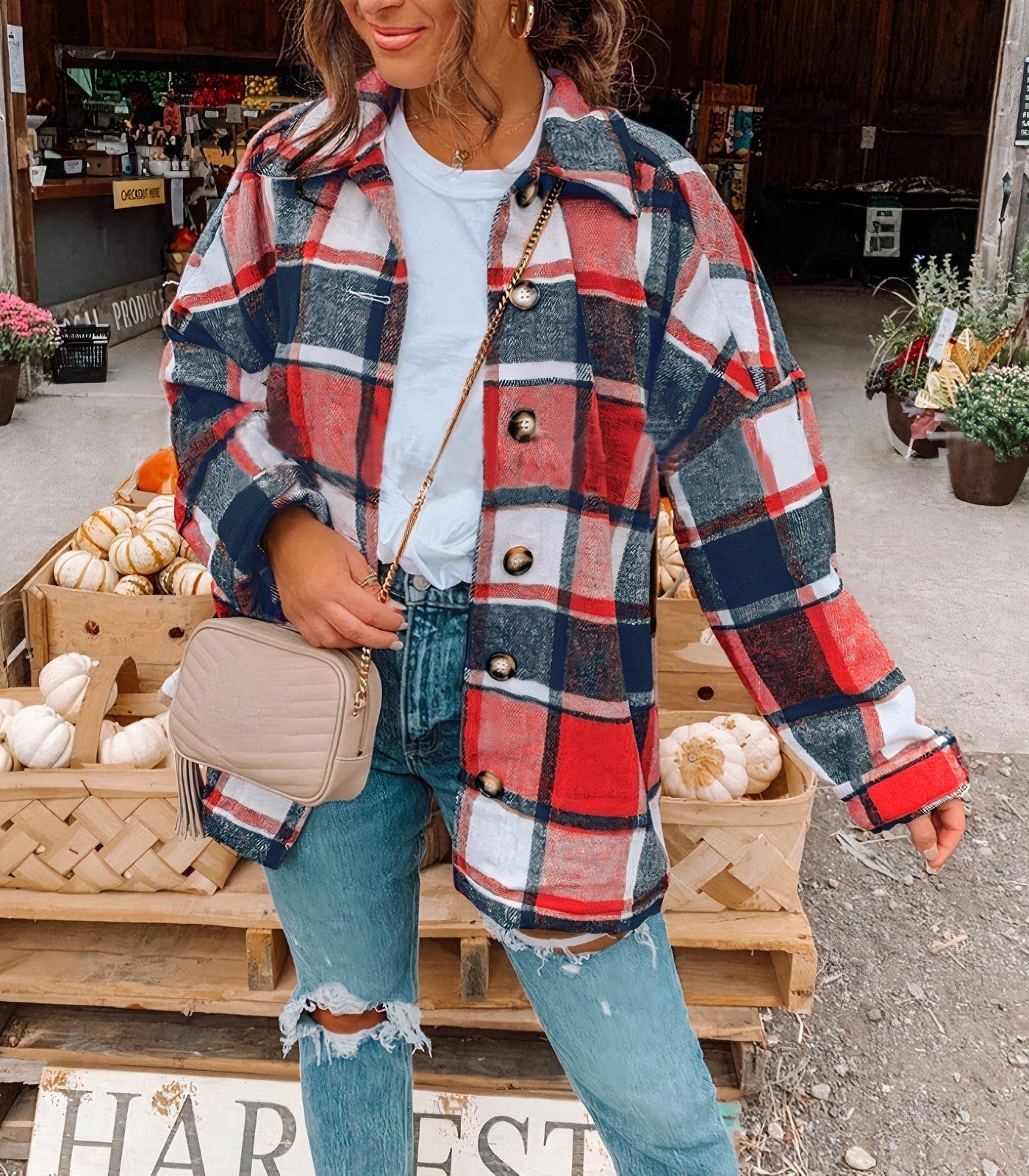 Carmen® | Checked summer jacket