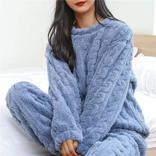 Brenda | Natascha – Women’s Fleece Pajama Set Warm and Cozy