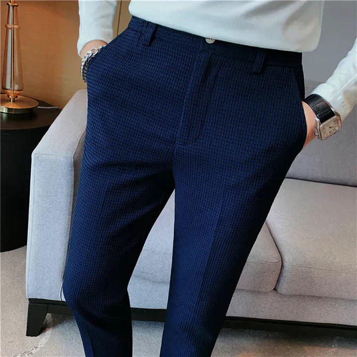 Paul | Slim-Fit Black Pants for Men
