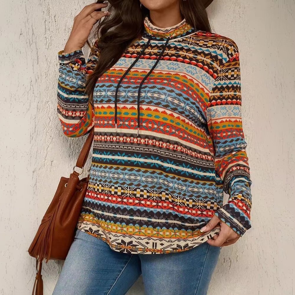 Carina® | Casual sweater with drawstring