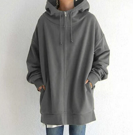 Antonella | women's hoodie with travel cover for autumn/winter