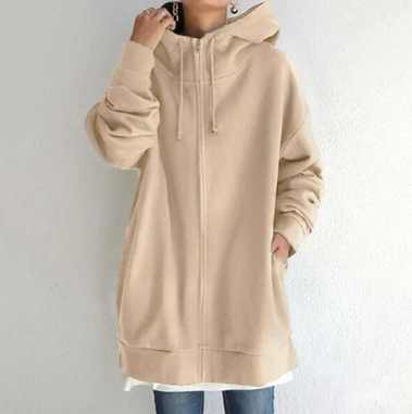 Antonella | women's hoodie with travel cover for autumn/winter
