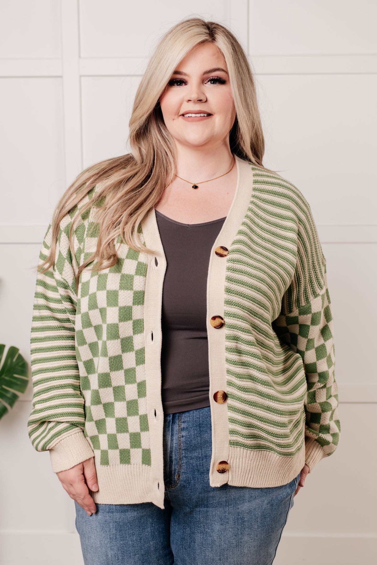 Diana® | Button-down sweater knit cardigan