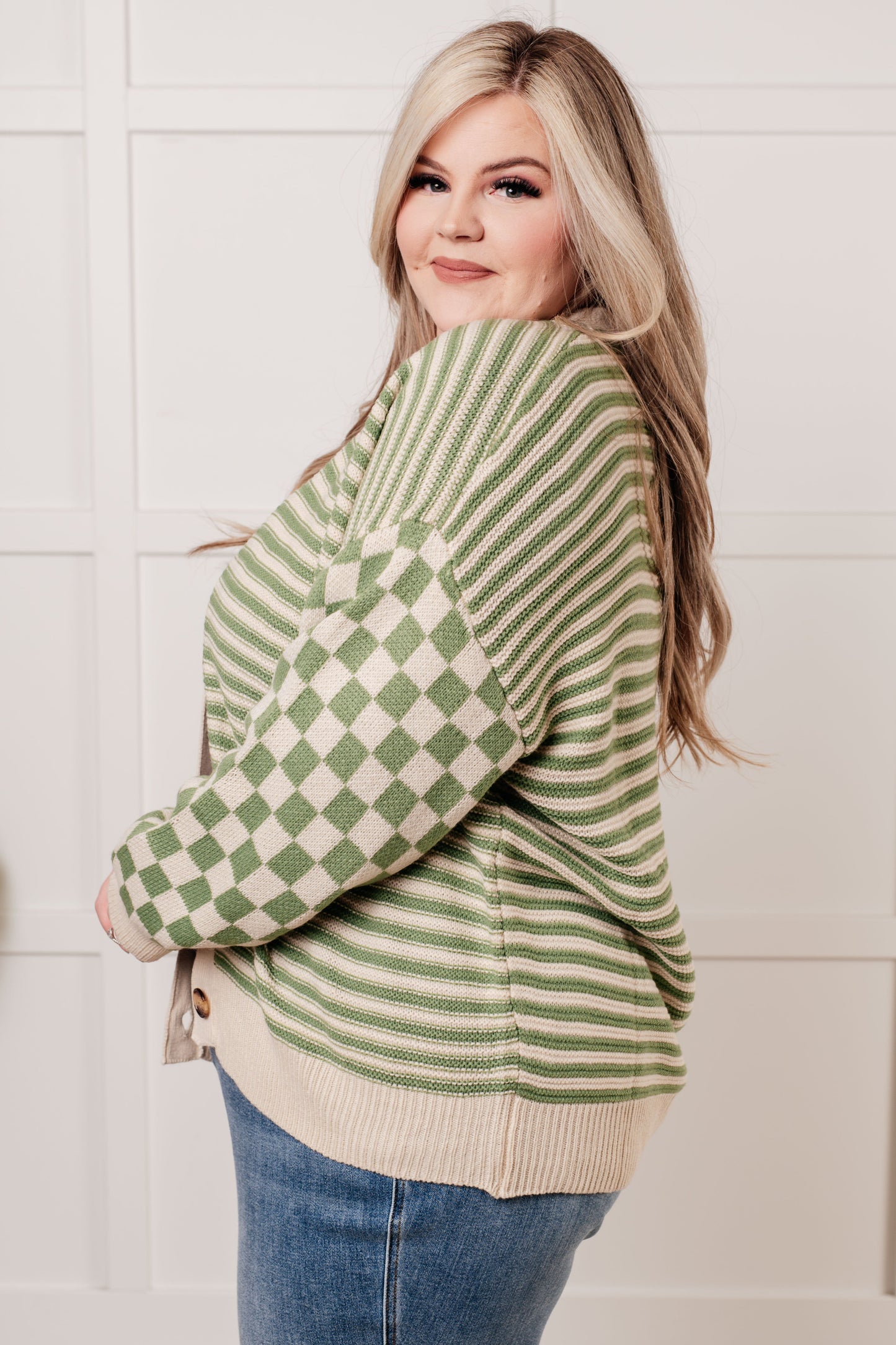 Diana® | Button-down sweater knit cardigan