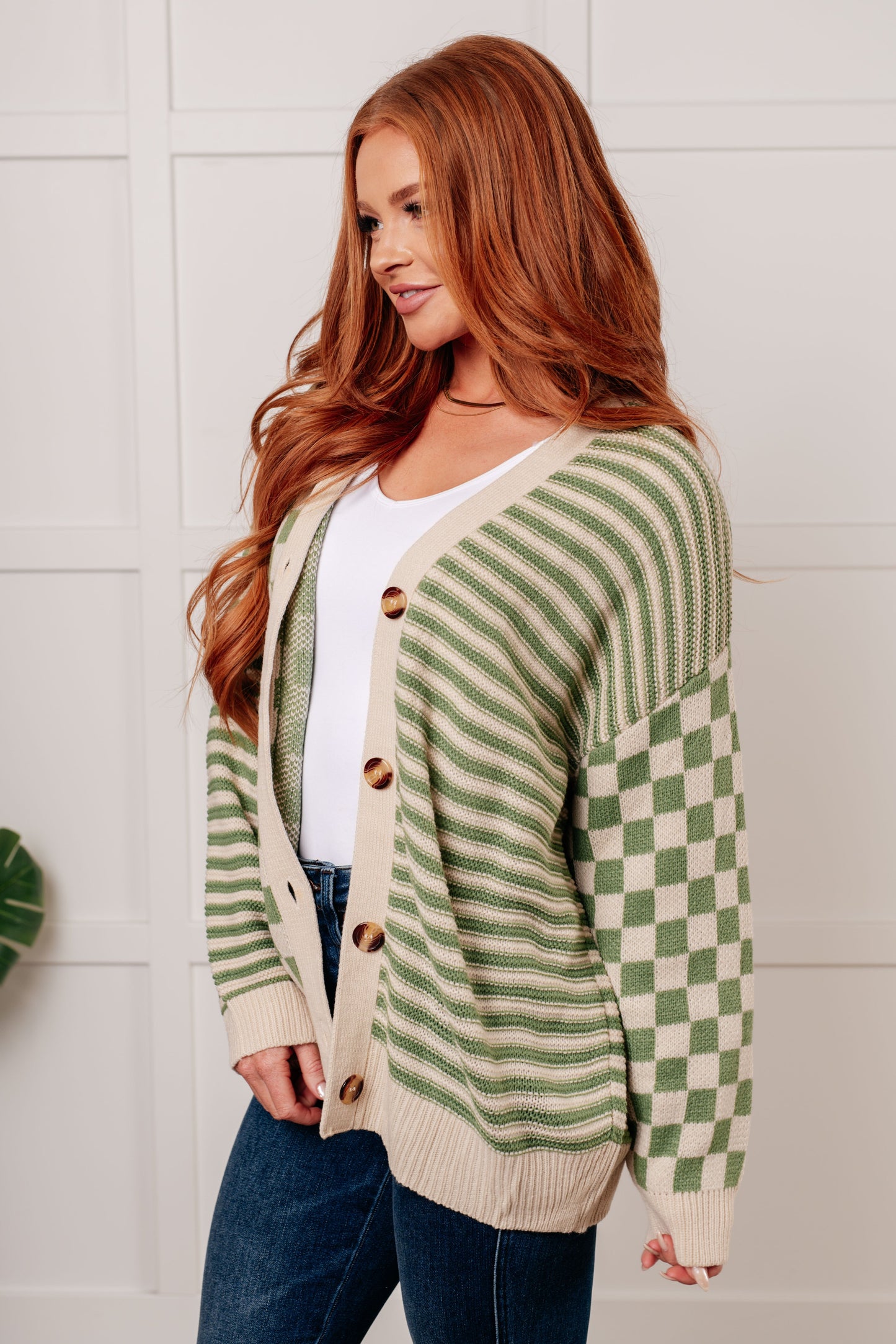 Diana® | Button-down sweater knit cardigan