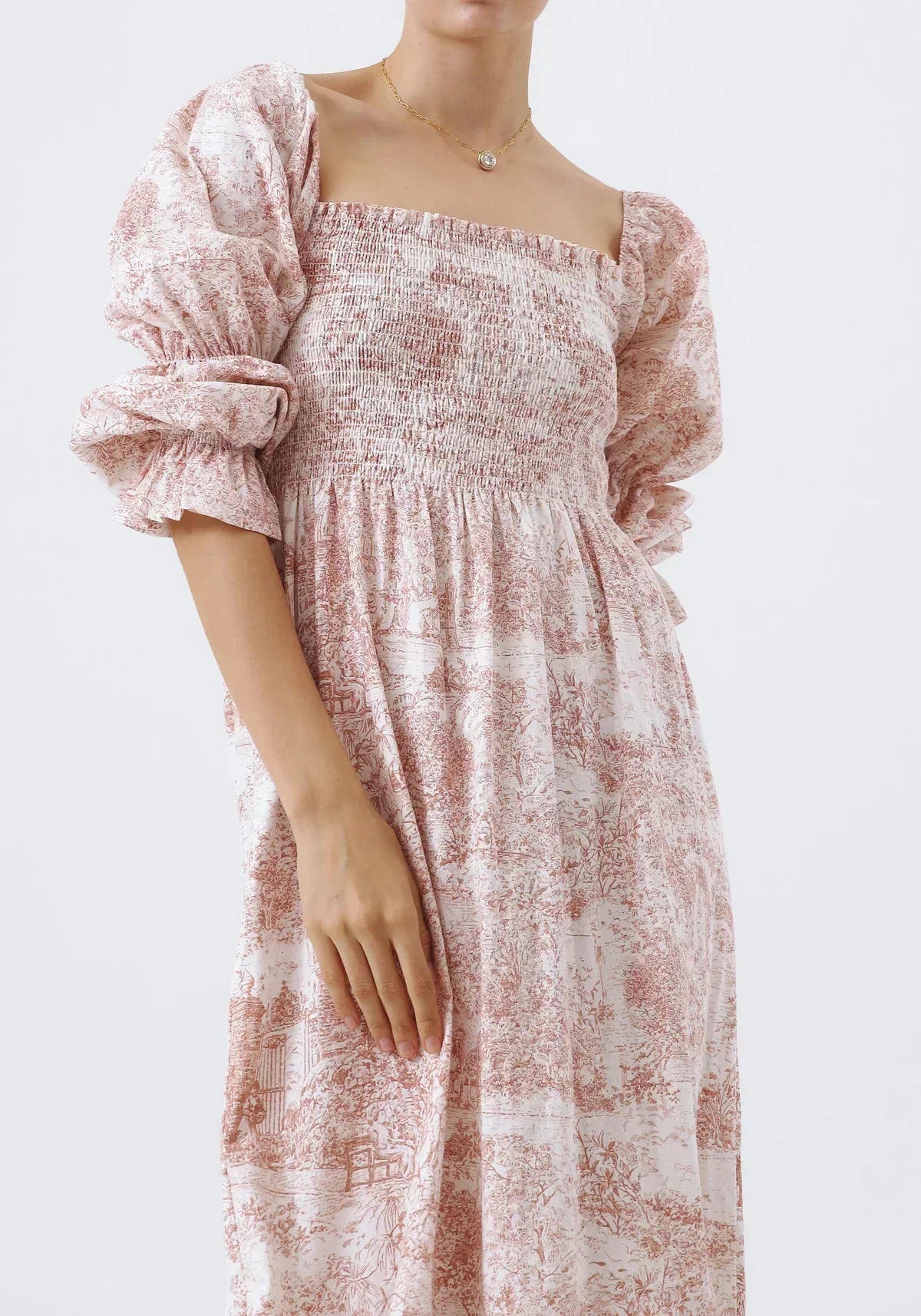Brianna® | Chiffon dress with bell sleeves