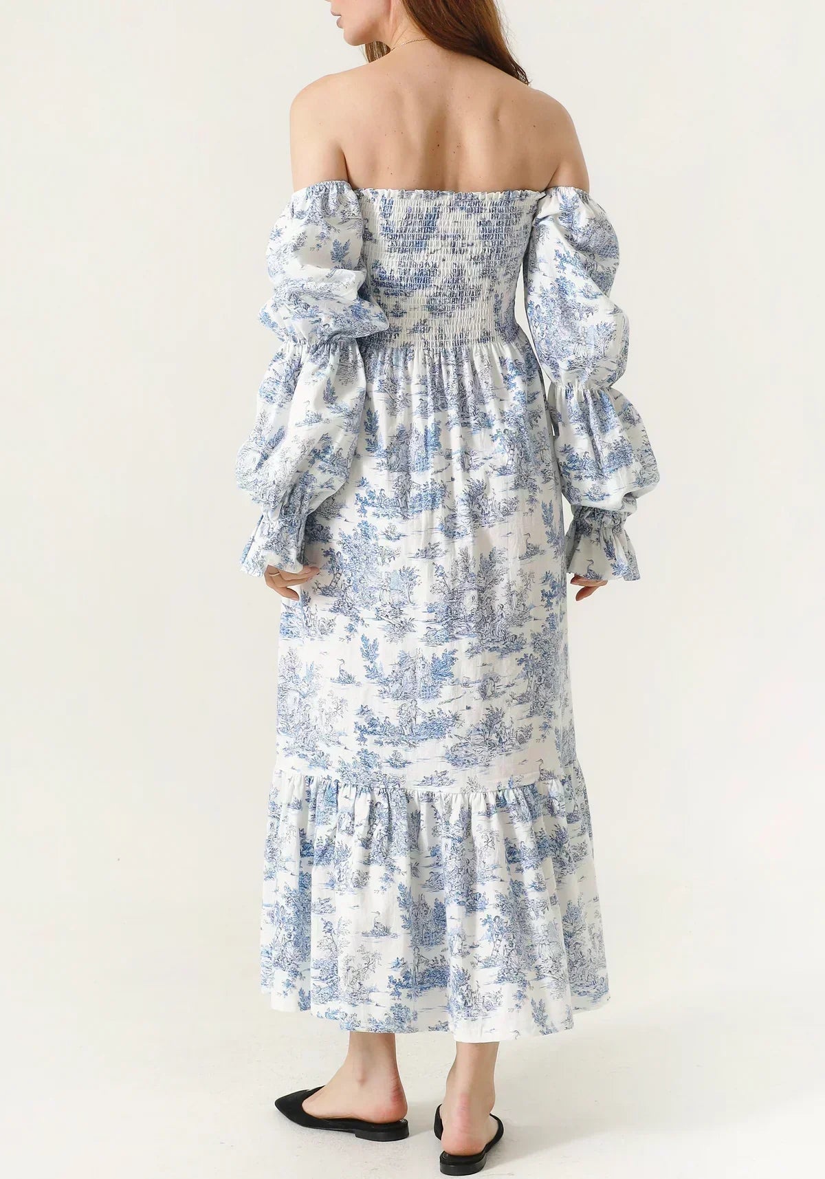 Brianna® | Chiffon dress with bell sleeves