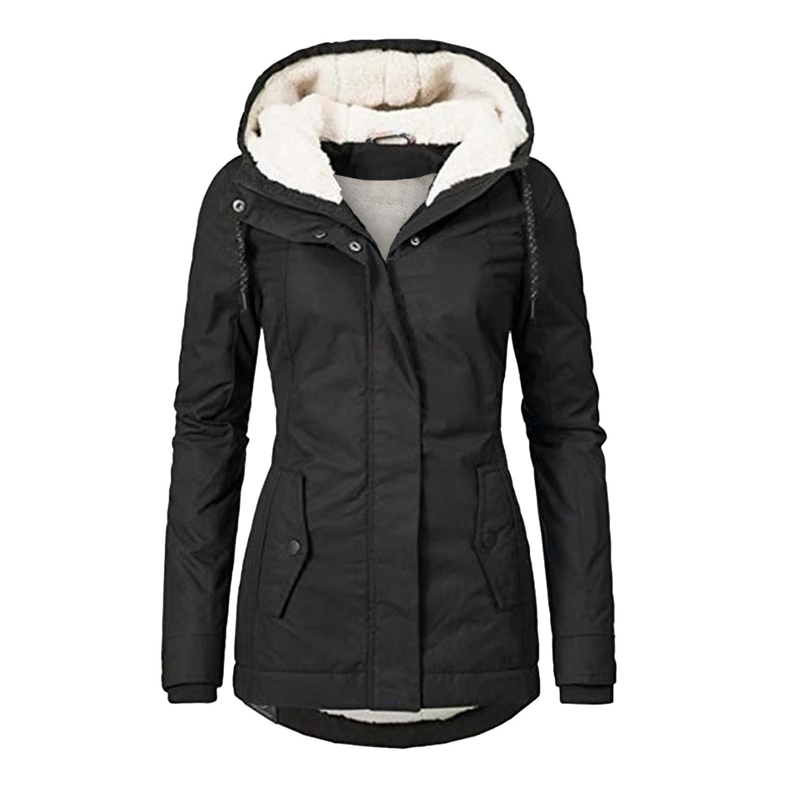 Jessica | Women's Fleece Lined Hooded Jacket