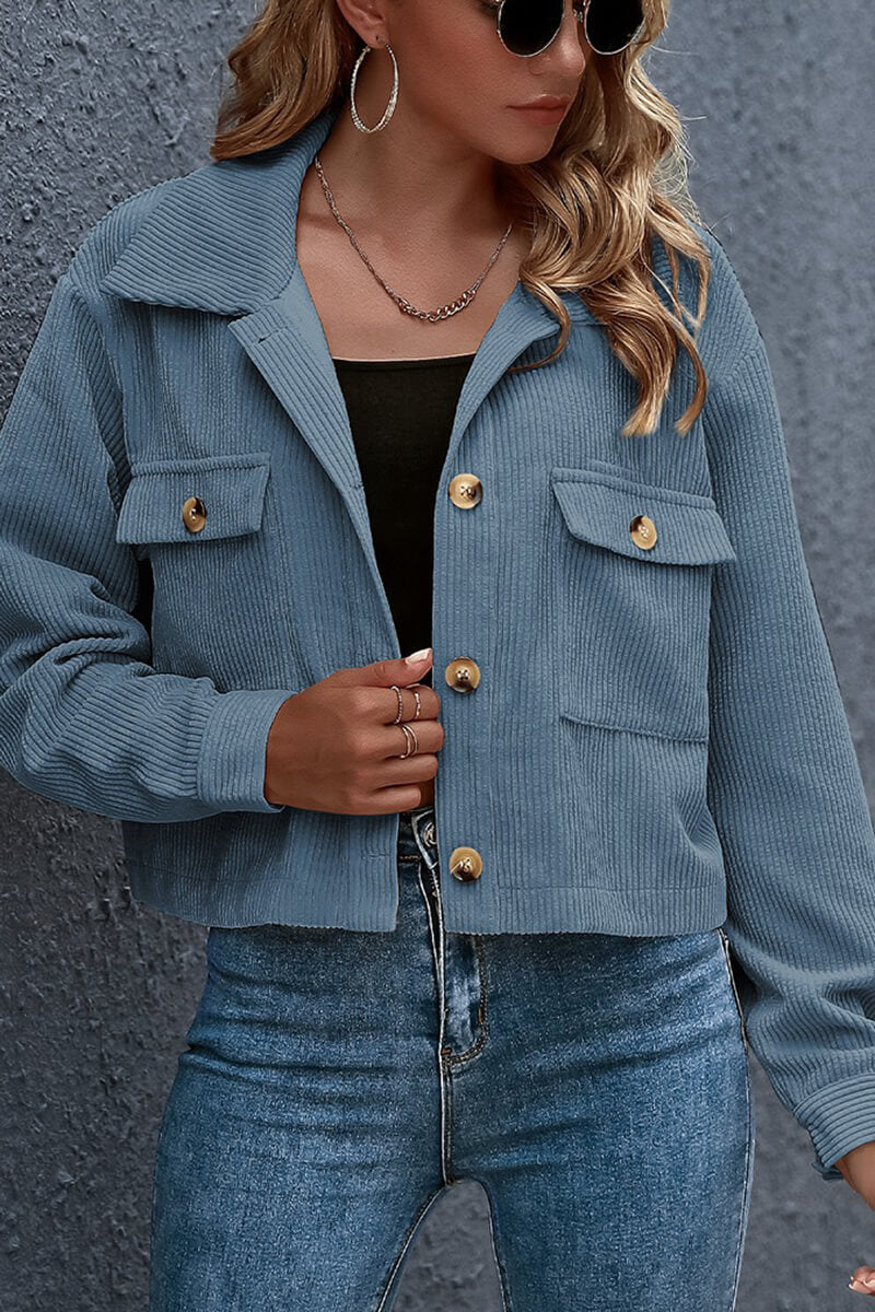 Antonia® | Bomber jacket with lapel collar and pockets
