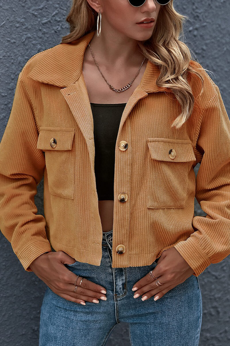 Aurora® | Bomber jacket with lapel collar and pockets