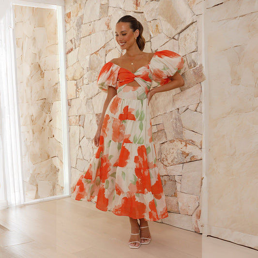 Brenda® | Valentina dress with puff sleeves