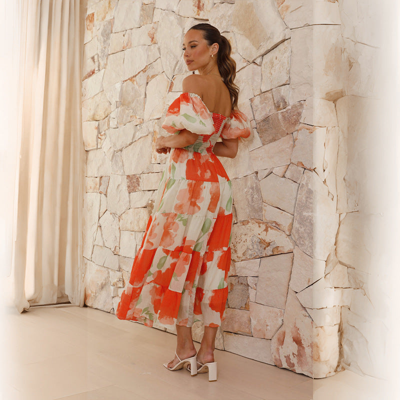 Brenda® | Valentina dress with puff sleeves