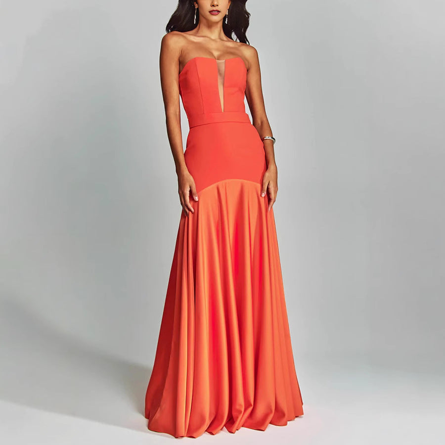 Daisy | Women’s Strapless Gown - Elegant Slim Fit