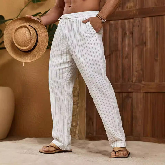 Keegan | Men’s Trousers - Lightweight Cotton - Relaxed Fit