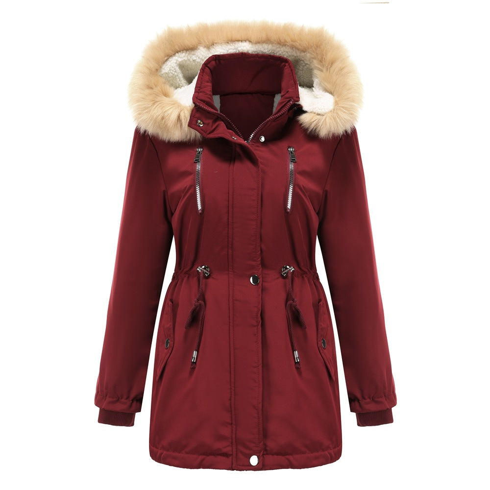 Azucena® | Thick, quilted women's coat made of lamb's wool