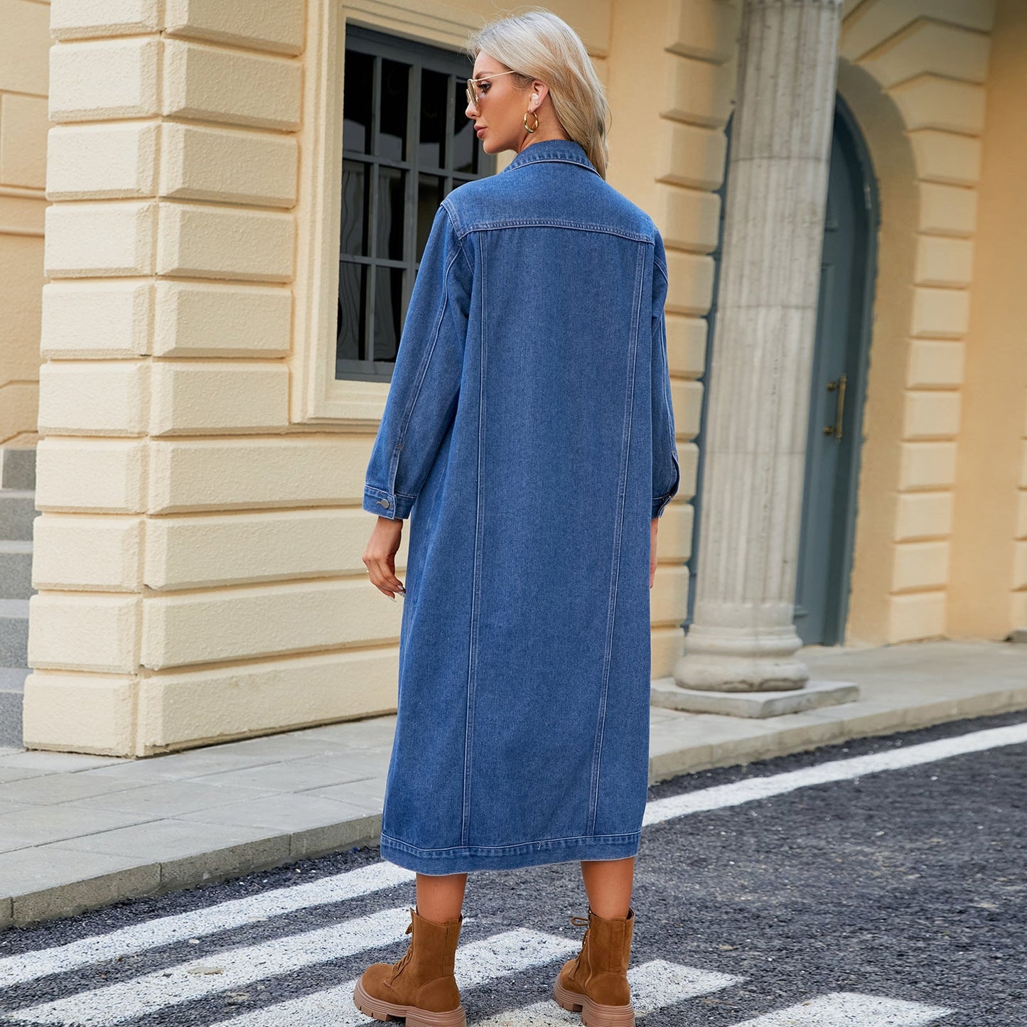 Barbara | Long Ladies Denim Jacket