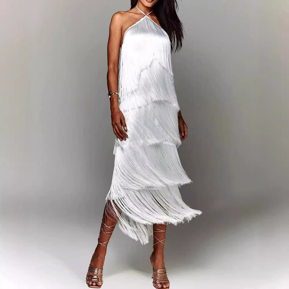Elena® | Dress with tassels