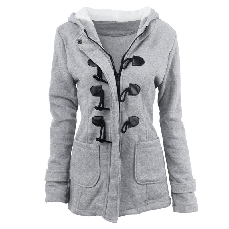 Concepción® | Vintage Buckle Hooded Jacket