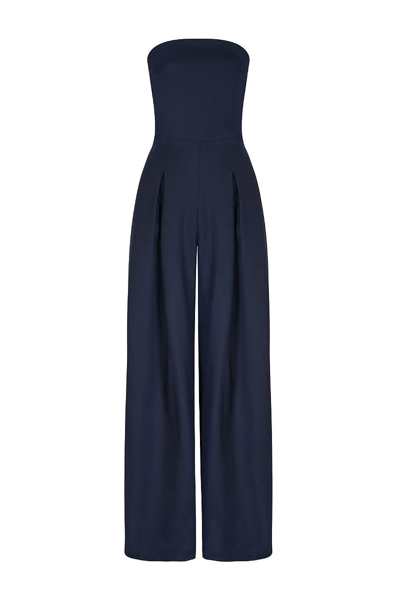 Diana® | Jumpsuit Marine Strapless Wide Leg Jumpsuit