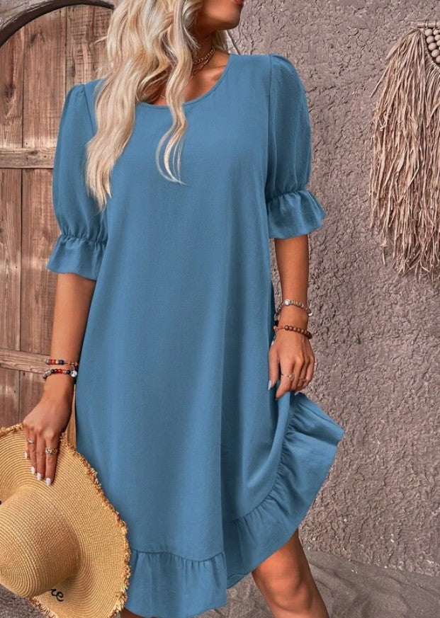 Ambra® | Summer Dress With Ruffles