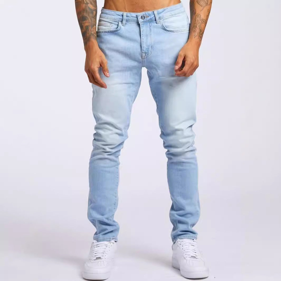 Men’s Jeans – Slim Fit – Classic Denim – Five Pocket – Full Length Casual Wear