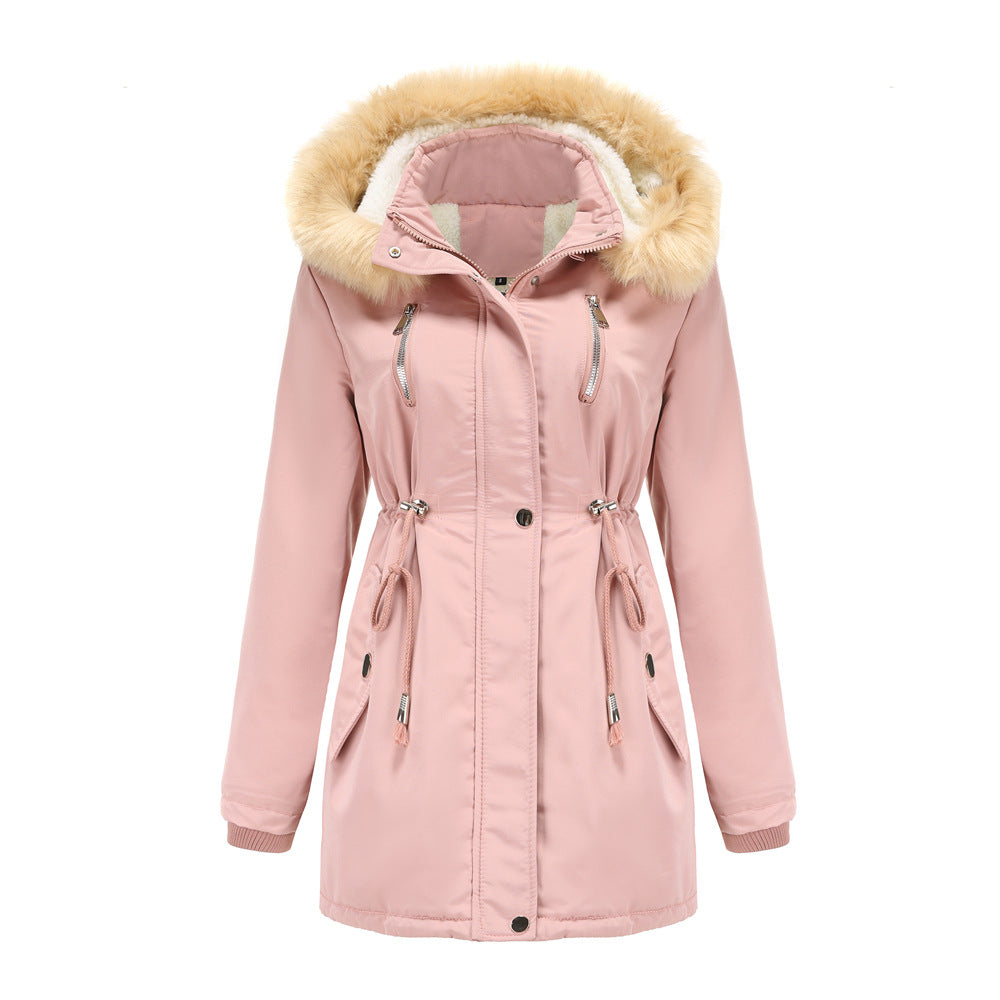 Azucena® | Thick, quilted women's coat made of lamb's wool