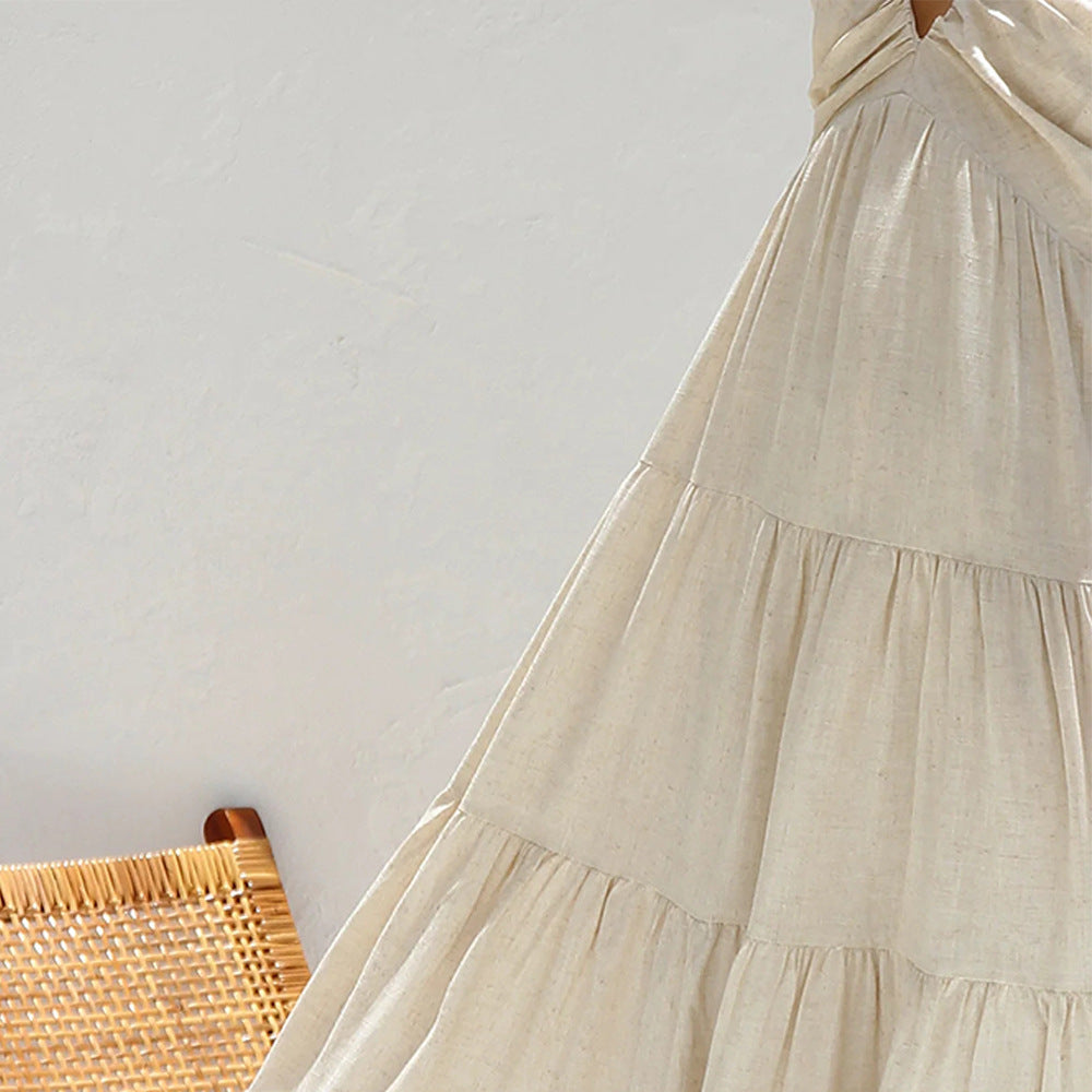 Andrea® | Long summer dress with ruffles