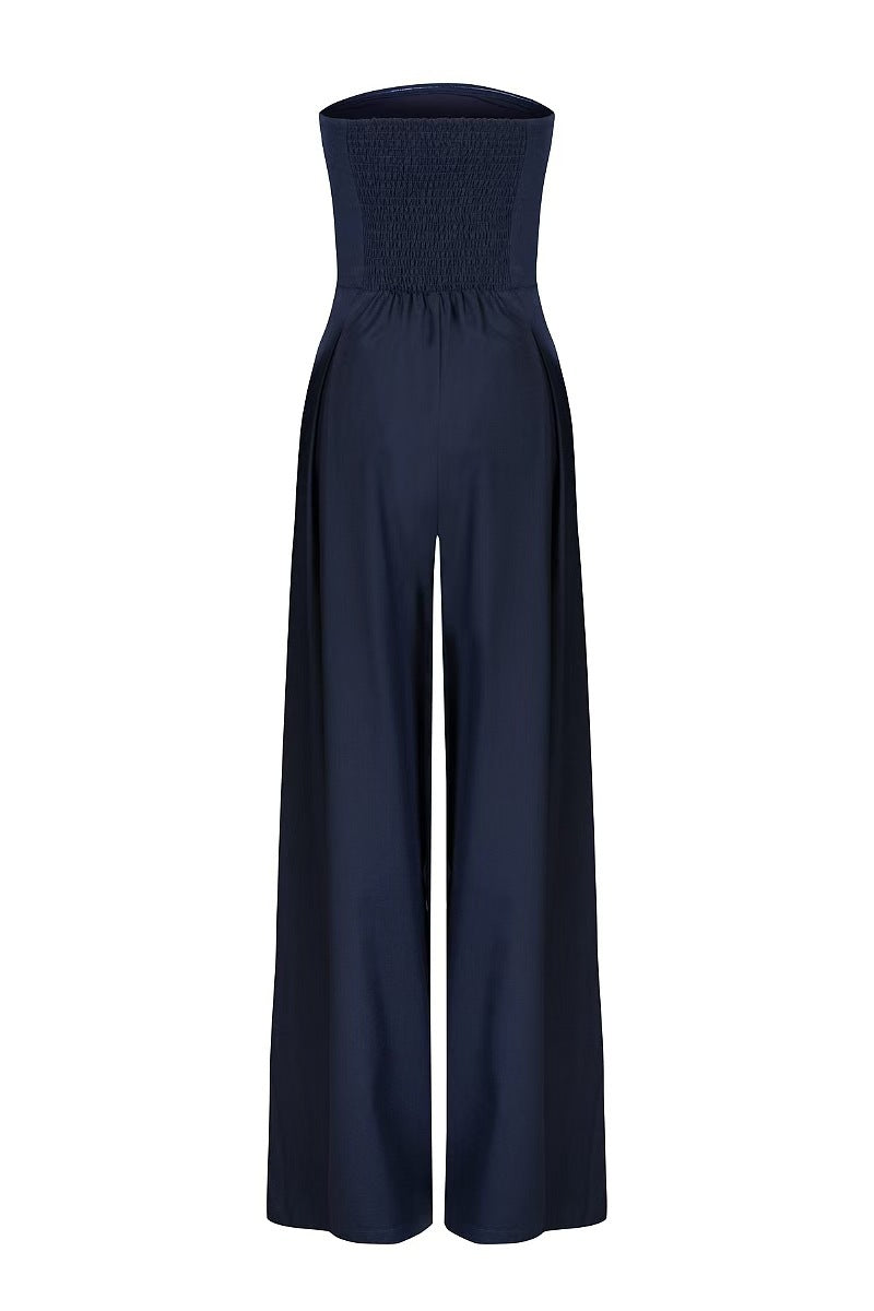 Diana® | Jumpsuit Marine Strapless Wide Leg Jumpsuit