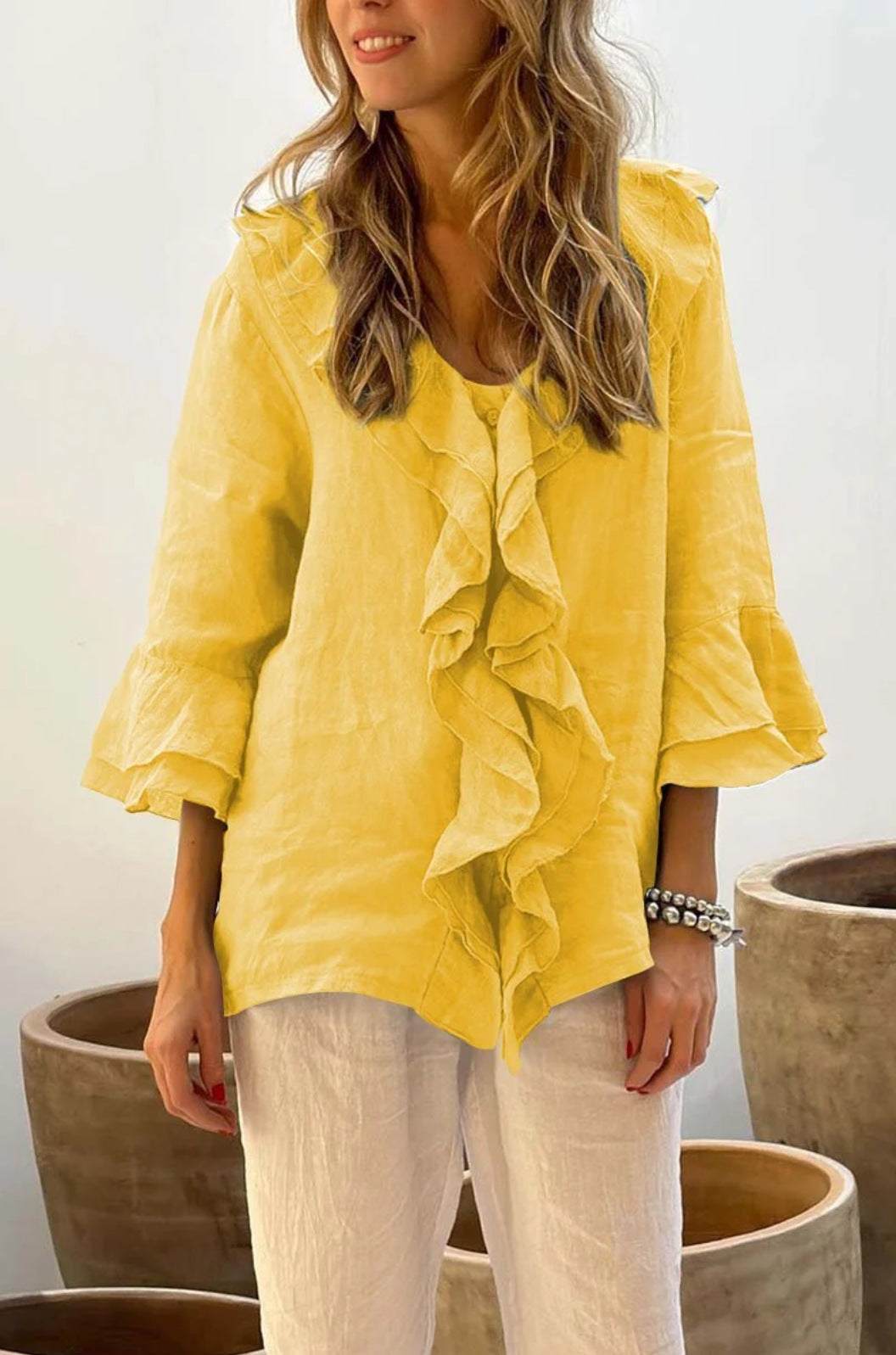 Anneliese® | Stylish Ruffle Blouse