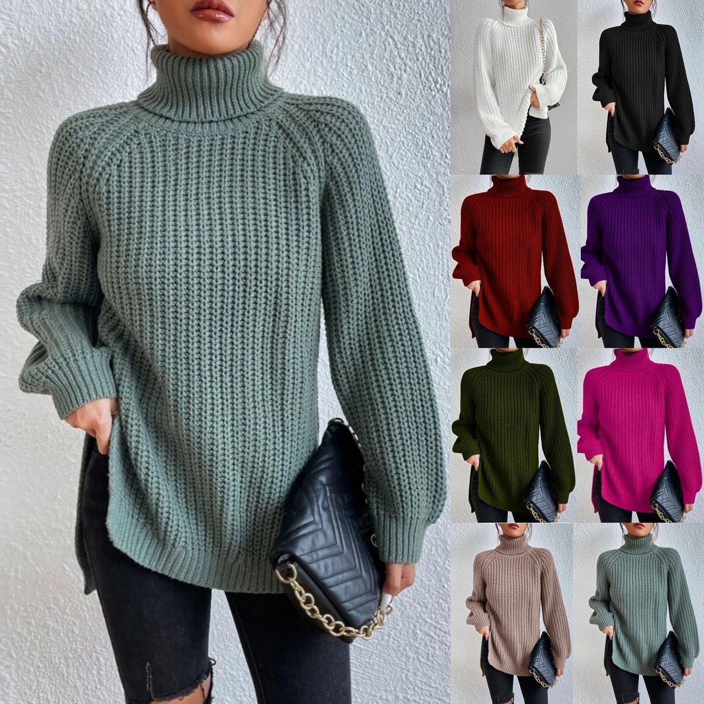 Cora® | Warm sweater with belly coverage