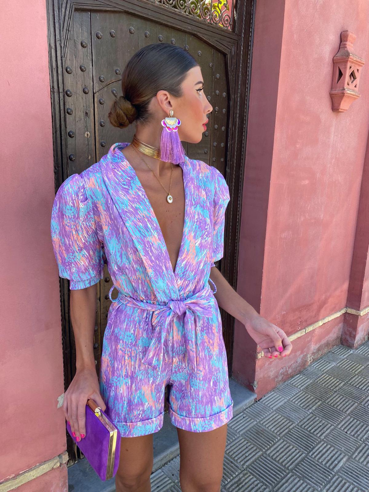 Elisa® | Vibrantly fashionable short jumpsuit