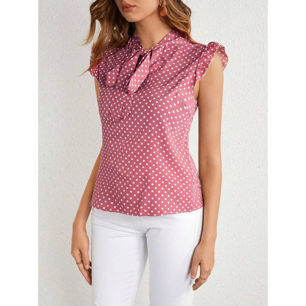 Bianca® | Women'S Blouse With Decorative Bow Collar And Ruffle Details