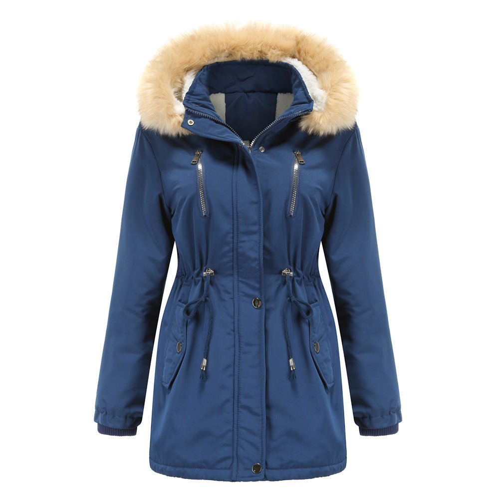 Azucena® | Thick, quilted women's coat made of lamb's wool