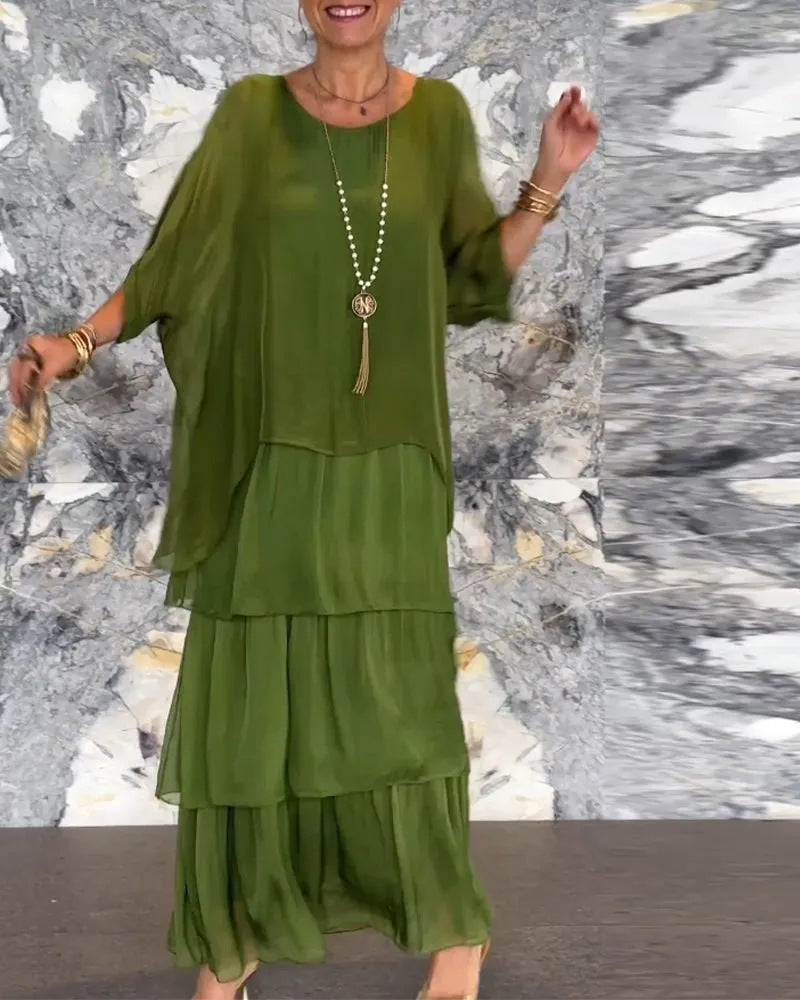 Delia® | Marianne Lange handmade layered dress
