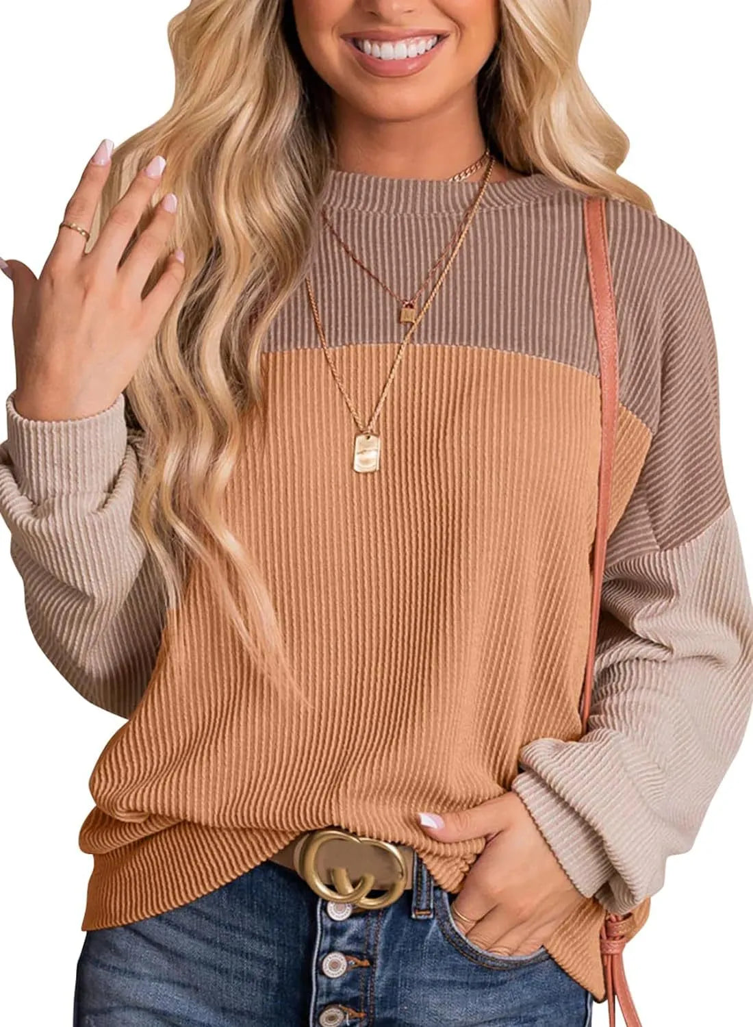 Dorotea | Casual crew neck pullover sweatshirt