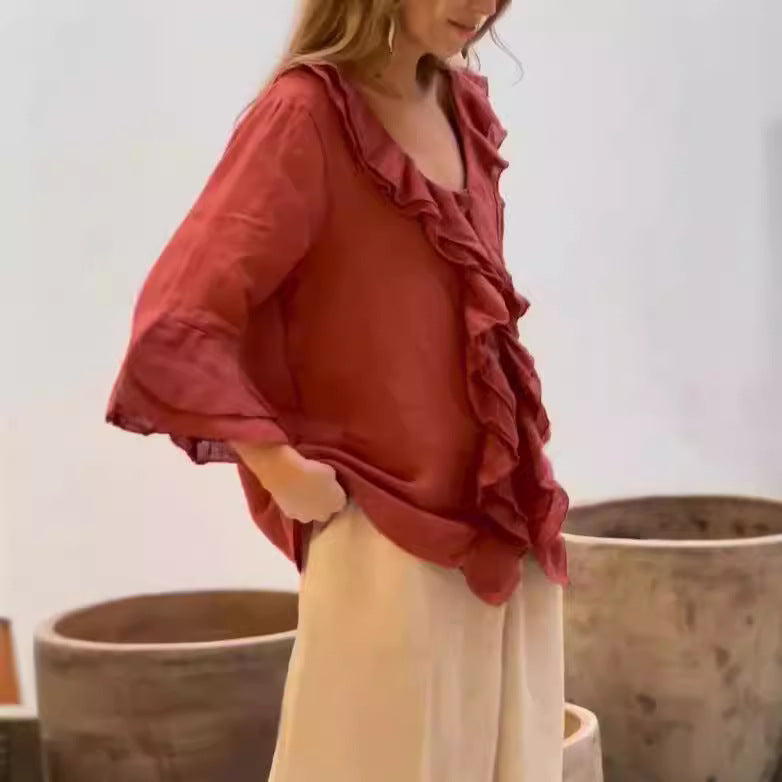 Anneliese® | Stylish Ruffle Blouse