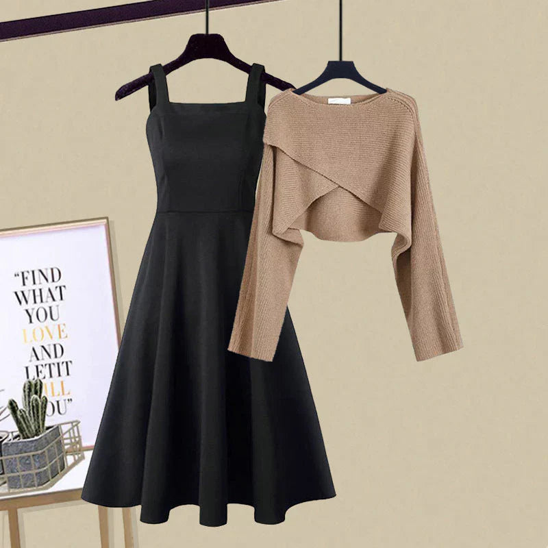 Agatha® | Dress And Sweater Set