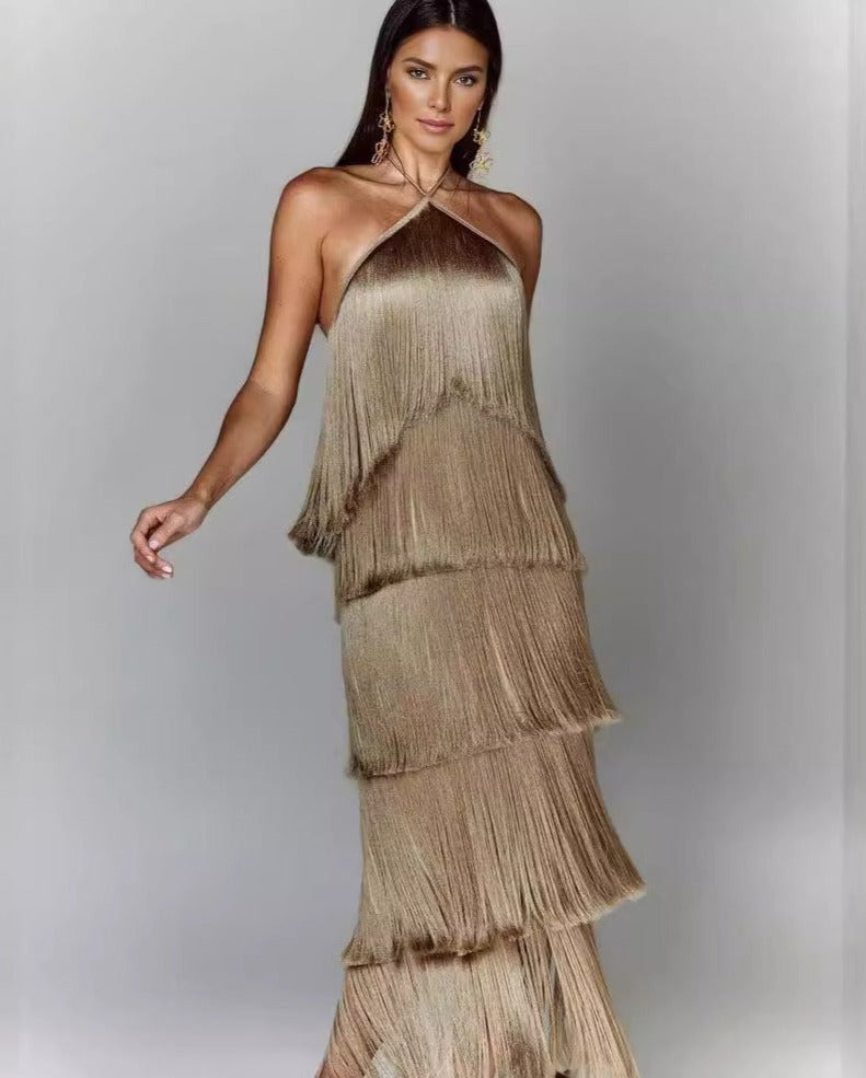 Elena® | Dress with tassels