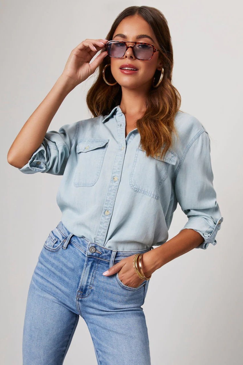 Danna® | Classic shirt with chest pockets