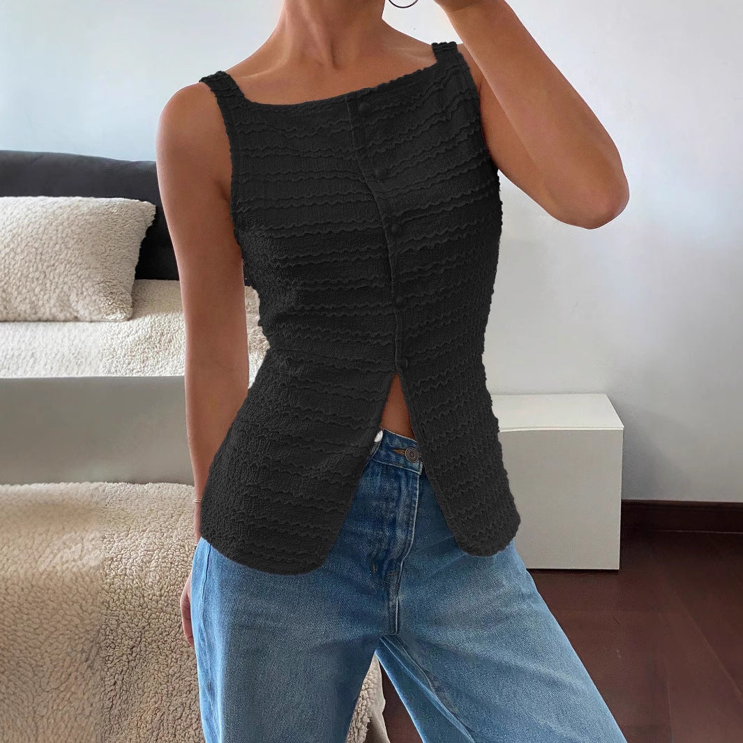 Donna | Women's Square Neck Sleeveless Top