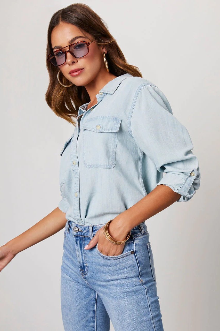 Danna® | Classic shirt with chest pockets