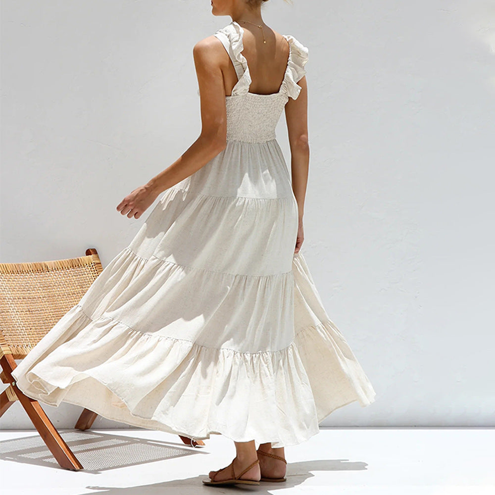 Andrea® | Long summer dress with ruffles