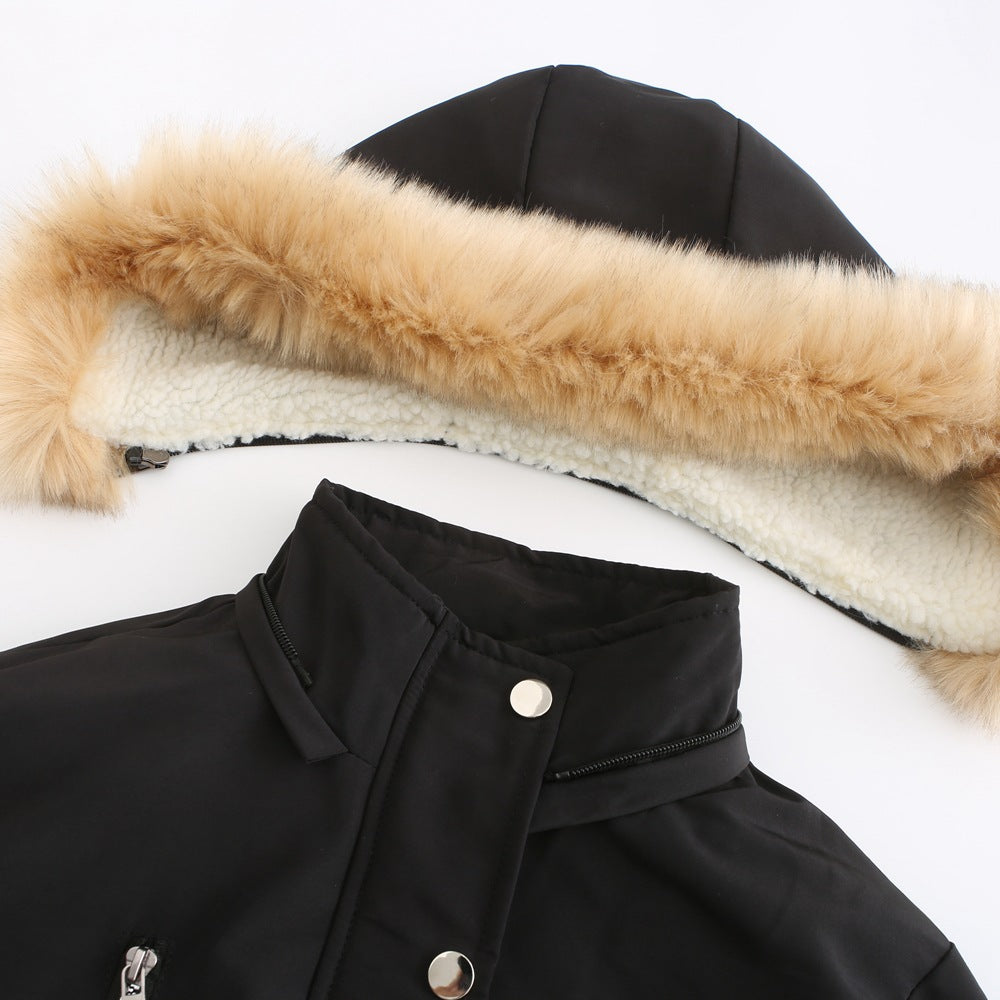 Azucena® | Thick, quilted women's coat made of lamb's wool