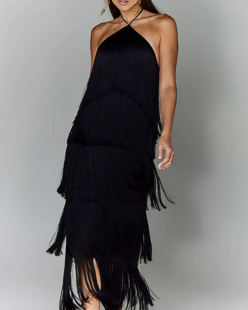 Elena® | Dress with tassels