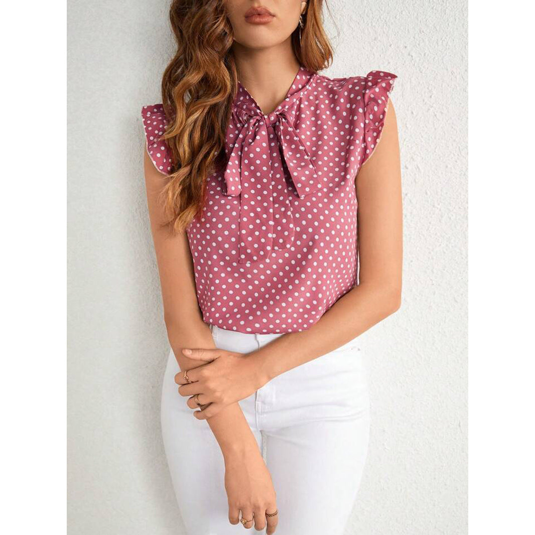 Bianca® | Women'S Blouse With Decorative Bow Collar And Ruffle Details