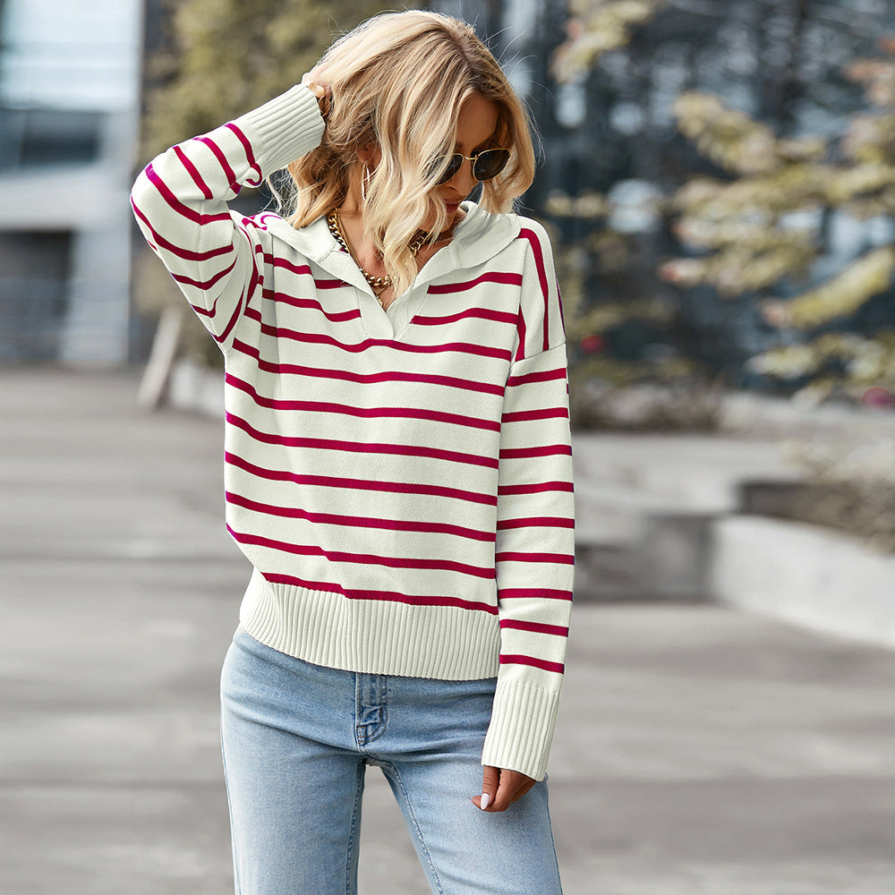 Cayetana | Classic striped knit sweater