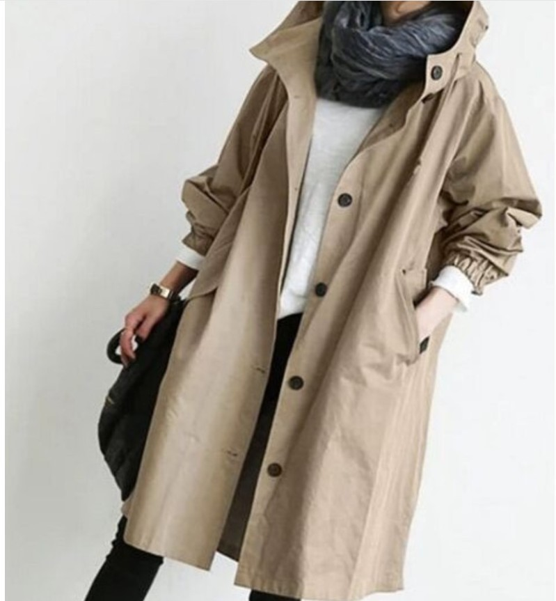 Raegan | Women's Oversized Hooded Trench Coat
