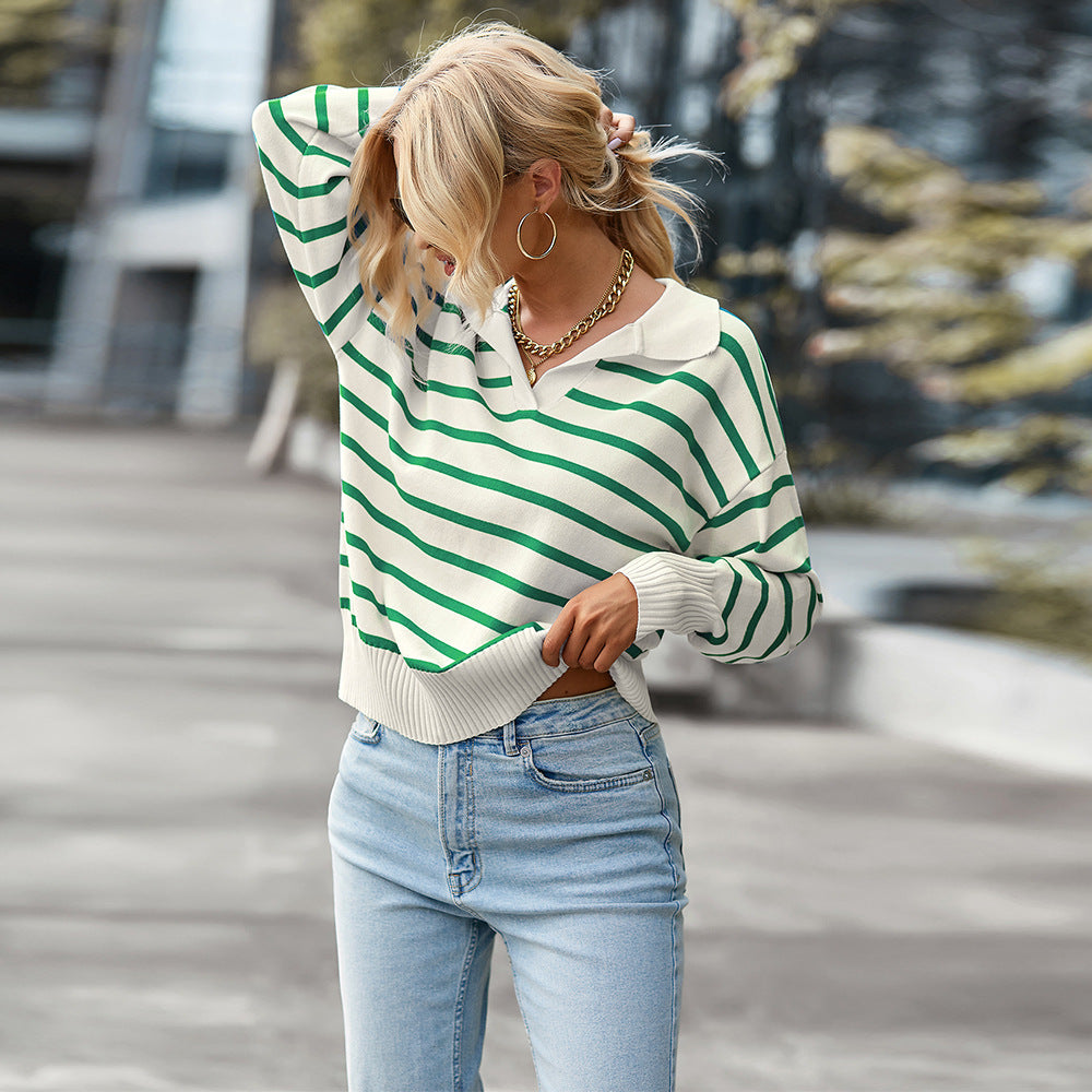 Cayetana | Classic striped knit sweater